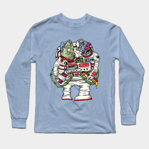 Space Hooligans Long Sleeve T-Shirt by asleepstanding